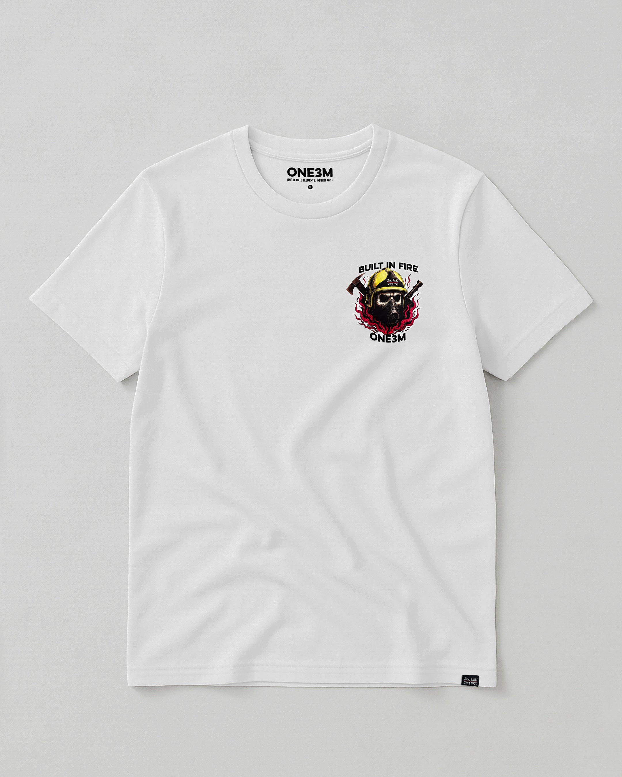 Built In Fire Tee White