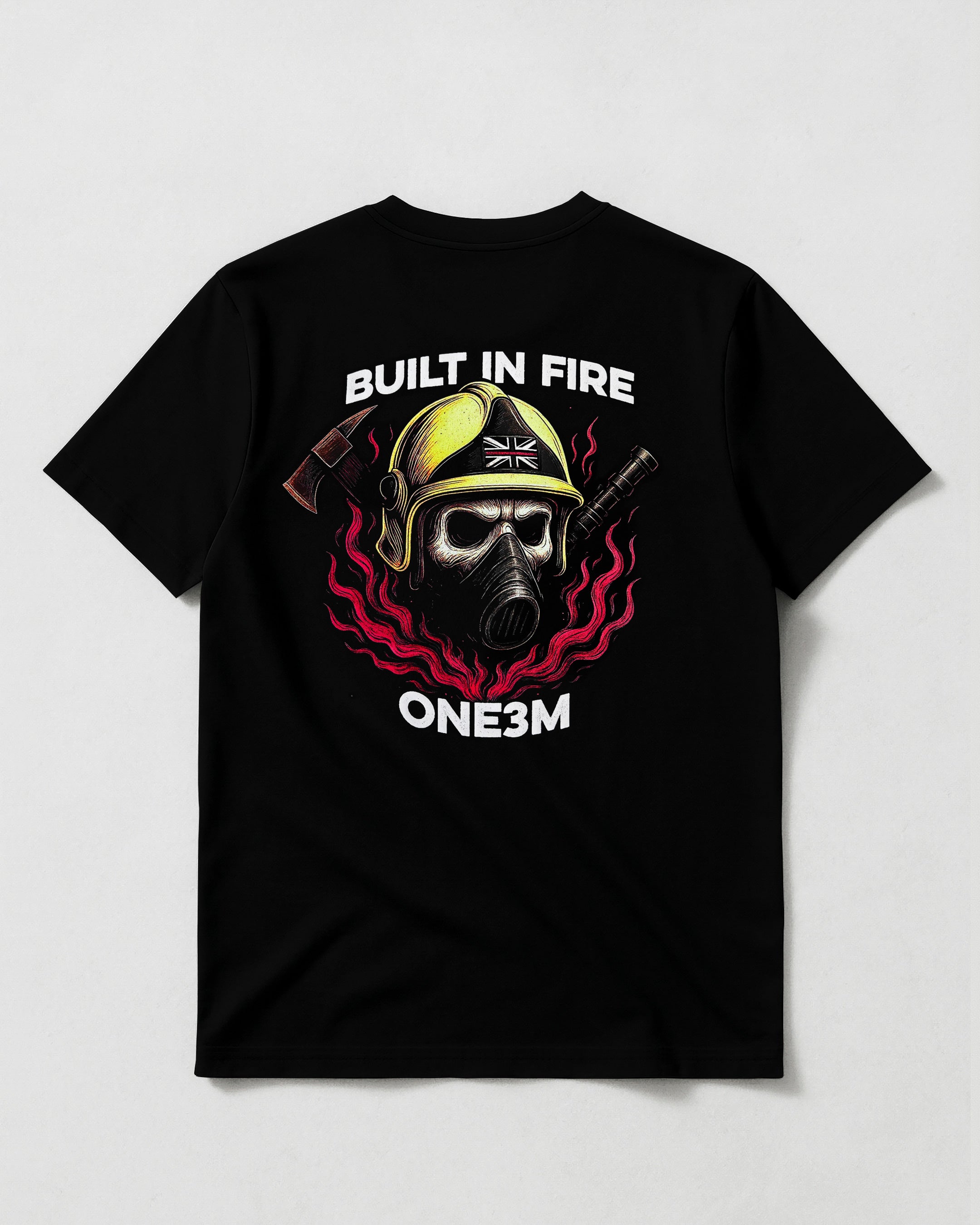 Built In Fire Tee Black