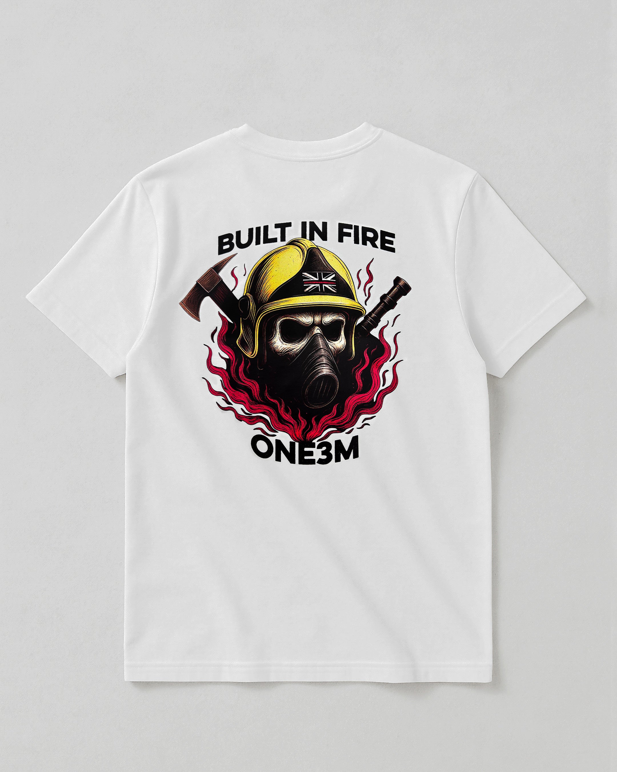 Built In Fire Tee White