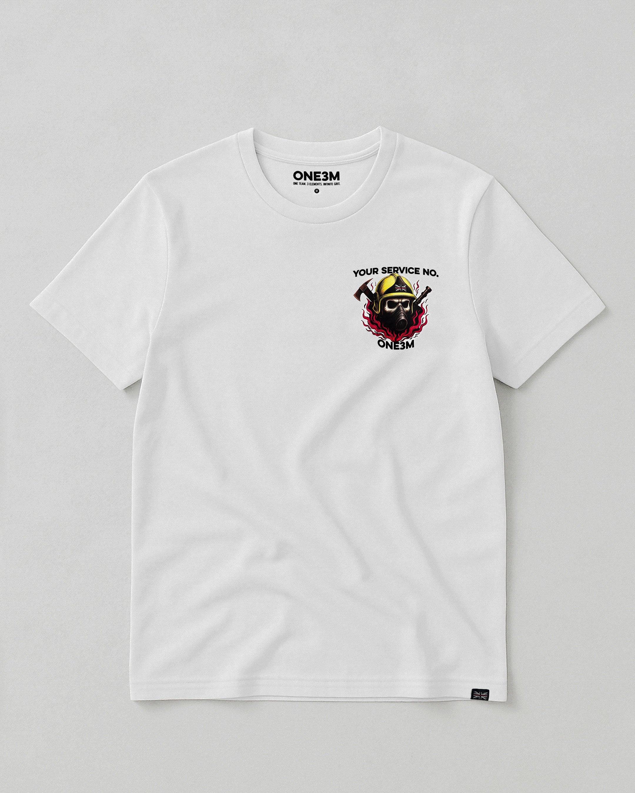 Built In Fire Tee White