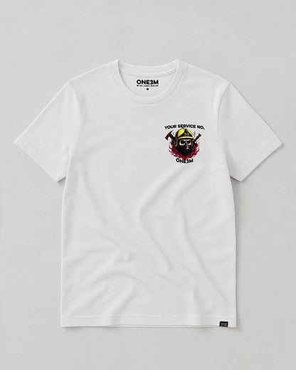 Built In Fire Tee White