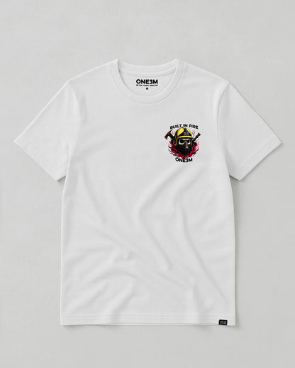 Built In Fire Tee White