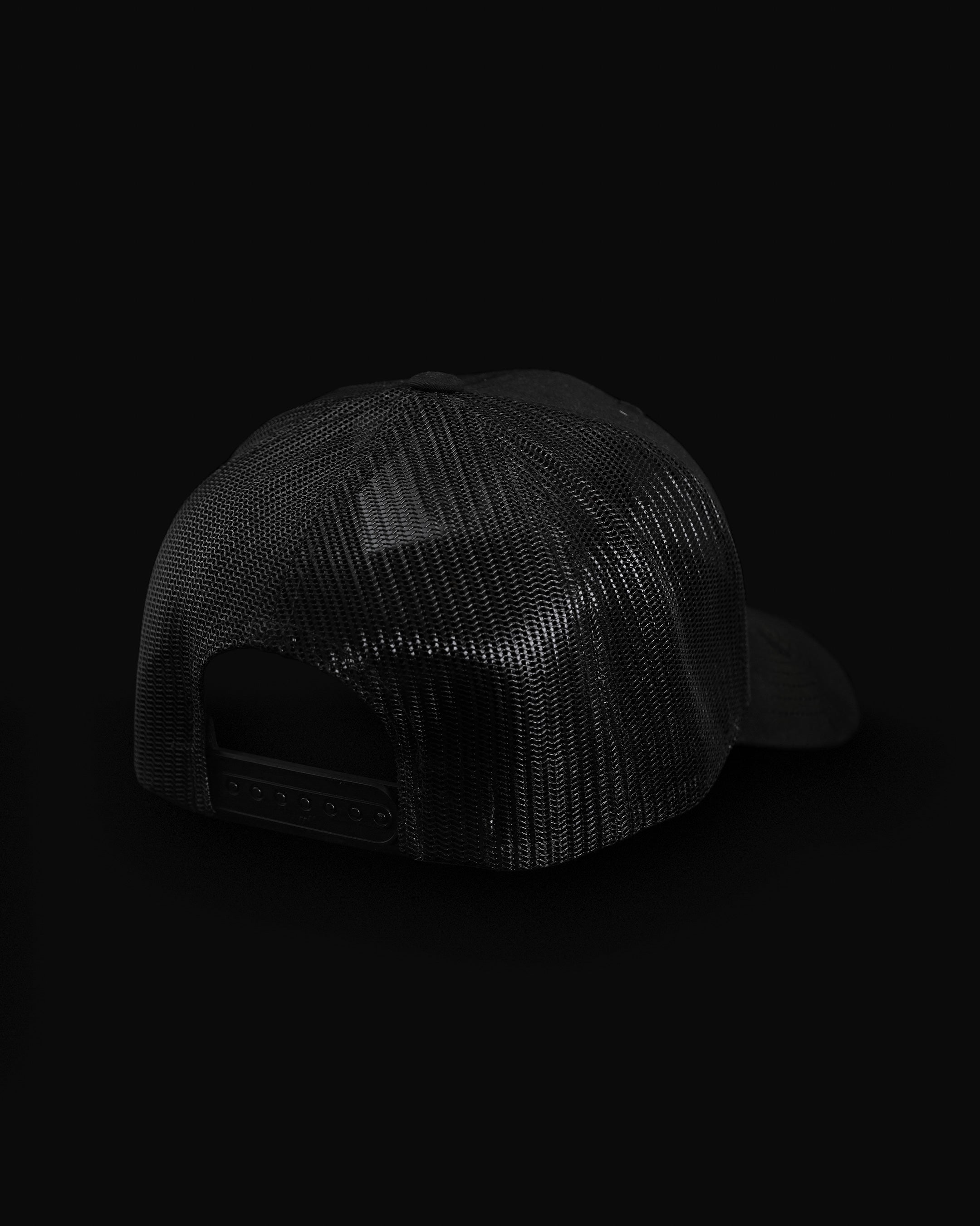 Black Stealth Edition Trucker Cap – ONE3M